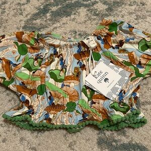 18/24 Kate quinn mushroom Pom Pom bubble crop top